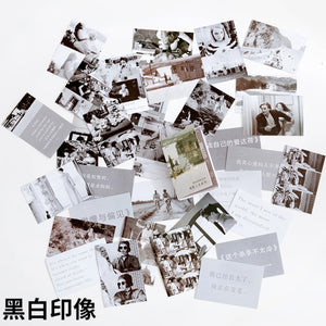 50pcs Aesthetic Stickers Sticky Notes Memo Pad Korean Stationery School Supplies Journaling Stationery Sticker Pack Journal
