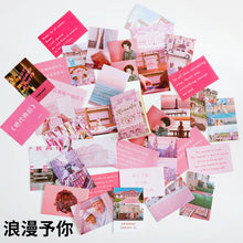 Load image into Gallery viewer, 50pcs Aesthetic Stickers Sticky Notes Memo Pad Korean Stationery School Supplies Journaling Stationery Sticker Pack Journal