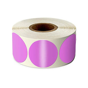 500 Pcs/Roll Chroma Label Permanent Color-Code Dot Stickers 1 Inch Red Green White Yellow Blue Pink Black Stationery Stickers