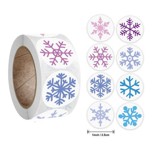 500Pcs 1inch Christmas Seal Labels Stickers for DIY Gift Baking Package Stationery Stickers Merry Christmas Sticker Xmas Navidad