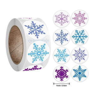 500Pcs 1inch Christmas Seal Labels Stickers for DIY Gift Baking Package Stationery Stickers Merry Christmas Sticker Xmas Navidad