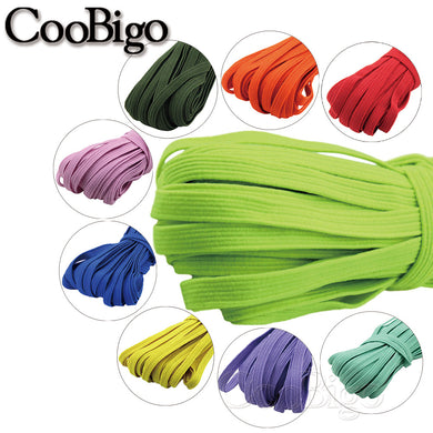 1 Meter 6mm Elastic Ribbon Elastic Band Flat Rubber Band for Webbing Tapes Waist Shoelace Belt Garment Trim Sewing