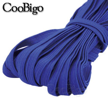 Load image into Gallery viewer, 1 Meter 6mm Elastic Ribbon Elastic Band Flat Rubber Band for Webbing Tapes Waist Shoelace Belt Garment Trim Sewing