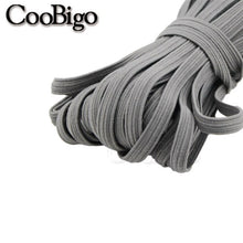 Load image into Gallery viewer, 1 Meter 6mm Elastic Ribbon Elastic Band Flat Rubber Band for Webbing Tapes Waist Shoelace Belt Garment Trim Sewing