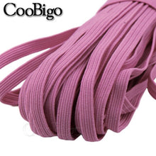 Load image into Gallery viewer, 1 Meter 6mm Elastic Ribbon Elastic Band Flat Rubber Band for Webbing Tapes Waist Shoelace Belt Garment Trim Sewing