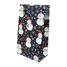 Load image into Gallery viewer, 10pc Merry Christmas Gift Bag Santa Claus Snowman Christmas Paper Candy Bag Birthday Wedding Party Decoration Christmas Ornament