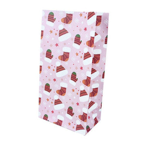 10pc Merry Christmas Gift Bag Santa Claus Snowman Christmas Paper Candy Bag Birthday Wedding Party Decoration Christmas Ornament