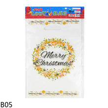 Load image into Gallery viewer, 20pcs/lot 16.4*25cm Christmas Gift Bag Santa Claus Plastic Candy Bag Gift Wrapping Favors Bag For New Year Christmas Decoration