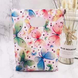 100Pcs Cute Cartoon Gifts Bags Christmas Cookie Packaging Self-adhesive Plastic Bags For Biscuits Birthday Candy Cake Package