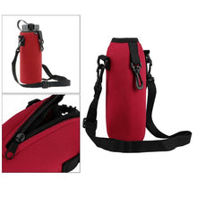 Load image into Gallery viewer, 750ml Neoprene Water Bottle Carrier, Insulated Water Bottle Holder Bag Case
