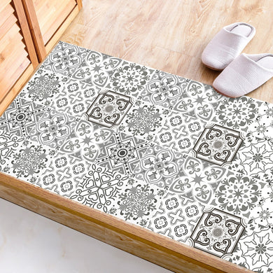 10 Pieces Of Gray Retro Papel De Pared Wallpapers Tile Stickers Transfer Kitchen Bathroom Table Floor Wear-Resistant Wall Decals