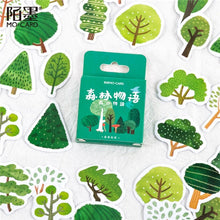 Load image into Gallery viewer, 45Pcs/Box Vintage Flower Series Stickers Scrapbooking Daily Planner Kawaii Sticker DIY Notebook Stationery School Supplies
