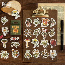 Load image into Gallery viewer, 45Pcs/Box Vintage Flower Series Stickers Scrapbooking Daily Planner Kawaii Sticker DIY Notebook Stationery School Supplies