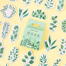 Load image into Gallery viewer, 45Pcs/Box Vintage Flower Series Stickers Scrapbooking Daily Planner Kawaii Sticker DIY Notebook Stationery School Supplies