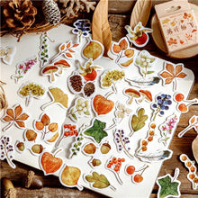 Load image into Gallery viewer, 45Pcs/Box Vintage Flower Series Stickers Scrapbooking Daily Planner Kawaii Sticker DIY Notebook Stationery School Supplies