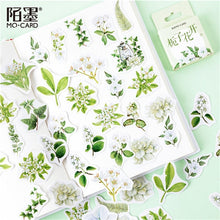 Load image into Gallery viewer, 45Pcs/Box Vintage Flower Series Stickers Scrapbooking Daily Planner Kawaii Sticker DIY Notebook Stationery School Supplies