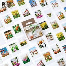 Load image into Gallery viewer, 45Pcs/Box Vintage Flower Series Stickers Scrapbooking Daily Planner Kawaii Sticker DIY Notebook Stationery School Supplies