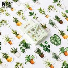 Load image into Gallery viewer, 45Pcs/Box Vintage Flower Series Stickers Scrapbooking Daily Planner Kawaii Sticker DIY Notebook Stationery School Supplies