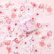 Load image into Gallery viewer, 45Pcs/Box Vintage Flower Series Stickers Scrapbooking Daily Planner Kawaii Sticker DIY Notebook Stationery School Supplies