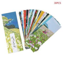 Load image into Gallery viewer, 30pcs Girl Bookmarks Paper Page Notes Label Message Card Book Marker School Supplies Stationery