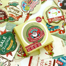 Load image into Gallery viewer, 46Pcs Winter Merry Christmas Diary Sticker Scrapbooking Seal Label Decoration School Supplies Stationery Stickers For Album DIY