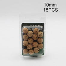 Load image into Gallery viewer, 15PCS Floats Ball Beads Beans Carp Fishing Boilies NO Sweet Smell  Lure Floating Bottom Hair Rig Popup Fishing Bait 