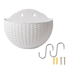 Load image into Gallery viewer, (Small) Wall Planter Flower Pot Exquisite Wall-mounted Plastic Wall Hanging Basket Flowerpot 21*16.5cm