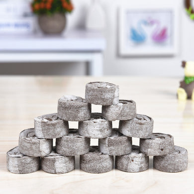 100pcs 30mm Household Garden Planting Elements Soil Block Maker Seeds Starting Household Garden Pellets Maker Peat