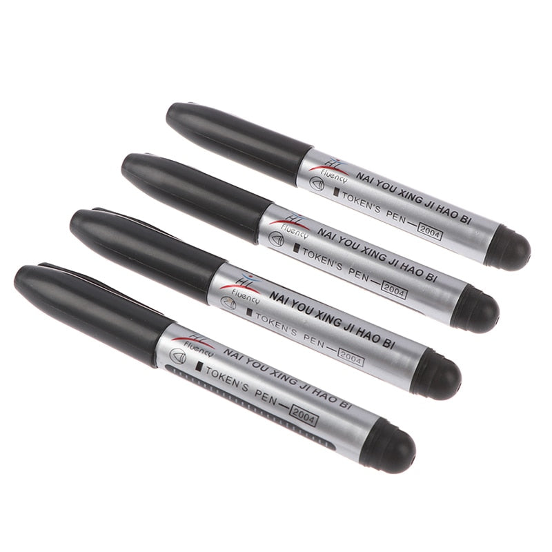 4x Garden marker Pen Waterproof Black Ink Token Pen Garden Plant Labeling Gadget