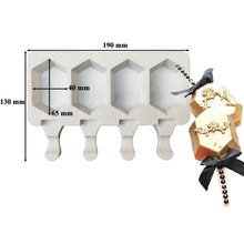 Load image into Gallery viewer, 3/4 Bear/Dinosaur/Oval Ice Cream Silicone Mold Jelly Chocolate Popsicle Cake Mould Cake Decorating Tools Bakeware
