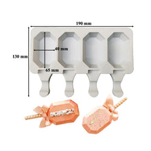 Load image into Gallery viewer, 3/4 Bear/Dinosaur/Oval Ice Cream Silicone Mold Jelly Chocolate Popsicle Cake Mould Cake Decorating Tools Bakeware