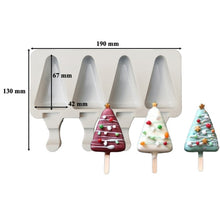Load image into Gallery viewer, 3/4 Bear/Dinosaur/Oval Ice Cream Silicone Mold Jelly Chocolate Popsicle Cake Mould Cake Decorating Tools Bakeware