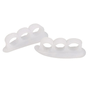 2Pcs=1Pair Silicone Gel Hammer Toe Straightener Corrector for Curled Toes Hallux Valgus Feet Foot Care Bunion Adjuster Tool