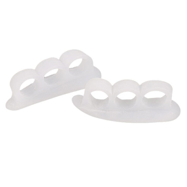 2Pcs=1Pair Silicone Gel Hammer Toe Straightener Corrector for Curled Toes Hallux Valgus Feet Foot Care Bunion Adjuster Tool