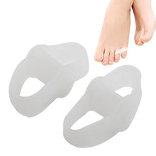 Load image into Gallery viewer, 2Pcs=1Pair Silicone Gel Hammer Toe Straightener Corrector for Curled Toes Hallux Valgus Feet Foot Care Bunion Adjuster Tool