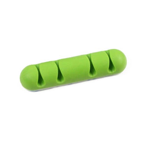 1 Pc 4-hole USB Cable Organizer Clamp Management Headphone Charger Wire Lead Holder for Car Home Office Desktop Cord Clip