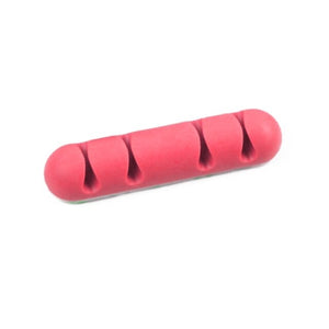 1 Pc 4-hole USB Cable Organizer Clamp Management Headphone Charger Wire Lead Holder for Car Home Office Desktop Cord Clip