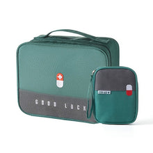 Load image into Gallery viewer, Thickened Layered Medicine Box Large-capacity Family Portable Medicine Box Storage Bag Box Fabric Multifunctional First Aid Kit