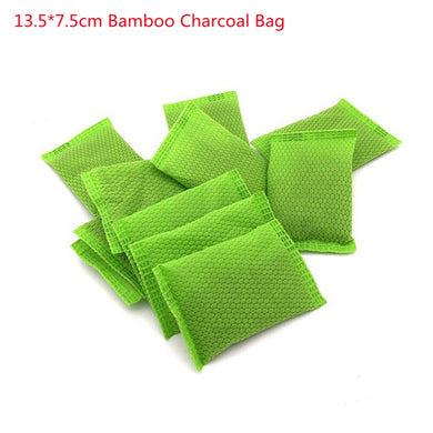 Air Purifying Bag Odor Absorber Bamboo Charcoal Activated Carbon Air Freshener Deodorant 100% Natural Bamboo Charcoal 50G/Bag