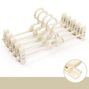 5/10pcs Adjustable Plastic Clothes Rack for Pant Skirt Clip Bra Clothespin Underwear Panties Portable Hanger Clothes Organizer