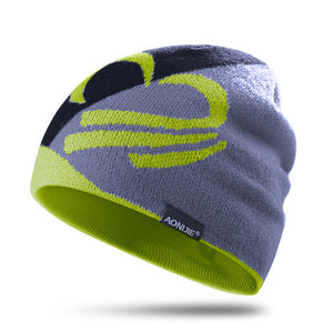 Aonijie Windproof Thick Warm Winter Knitted Hats Snowboarding Cap Winter Outdoor Sports Ski Running Caps M24 M25