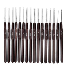 Load image into Gallery viewer, 8Pcs Mix Size 2.5mm-6mm Crochet Hook Knit Weave Yarn Craft Knitting Needle Plastic Handle Knitting Hooks Needles Tools xmas GIFT