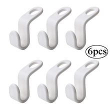 Load image into Gallery viewer, 6/12 Pcs Clothes Hanger Hook Multi-Function Folding Storage Clothes Rack Wardrobe Save Space Hanging Hanger Space Saving Hooks