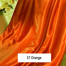 Load image into Gallery viewer, 0.8x3M Ice Silk Fabric Table Skirts Party Transparent White Pleated Wedding Tablecloth Cover Skirting Birthday Baby Shower