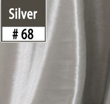 Load image into Gallery viewer, 0.8x3M Ice Silk Fabric Table Skirts Party Transparent White Pleated Wedding Tablecloth Cover Skirting Birthday Baby Shower