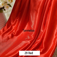Load image into Gallery viewer, 0.8x3M Ice Silk Fabric Table Skirts Party Transparent White Pleated Wedding Tablecloth Cover Skirting Birthday Baby Shower