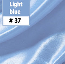 Load image into Gallery viewer, 0.8x3M Ice Silk Fabric Table Skirts Party Transparent White Pleated Wedding Tablecloth Cover Skirting Birthday Baby Shower
