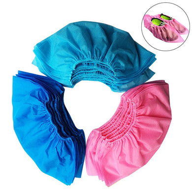 100pcs Disposable Shoe Cover Dustproof Non-slip Dhoe Cover Children Students Adult Non-woven Shoe Cover Household Foot Cover