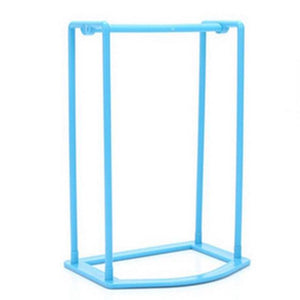 1pcs Creative Plastic Hangers Finishing Frame Hanger PP Companion Home Storage Rack Clothes Stand Organizer Home Accessories