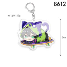 Load image into Gallery viewer, 5pcs 10pcs SK8 the Infinity Langa Hasegawa MIYA Reki Kyan Cherry blossom PVC Pendant Key Chain Keyring